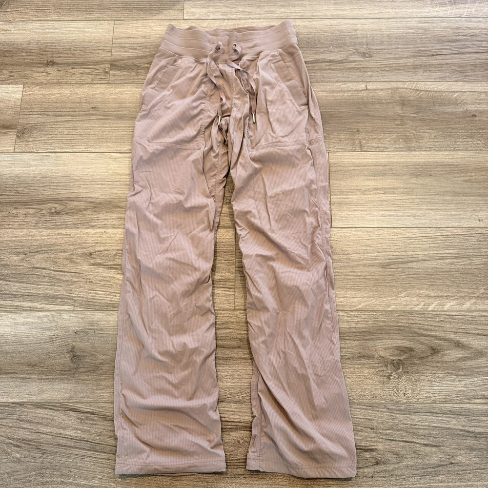 Lululemon Dance Studio Mid-Rise Straight Leg Pants Twilight Rose Womens Size 4
